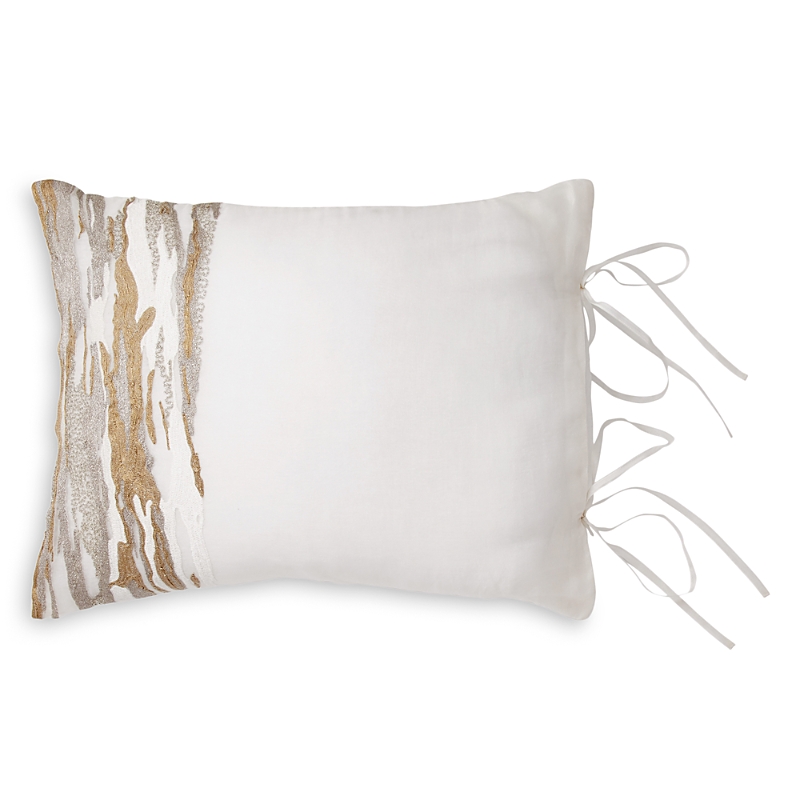 Donna Karan Home Seduction Decorative Pillow Bedding In Ivory