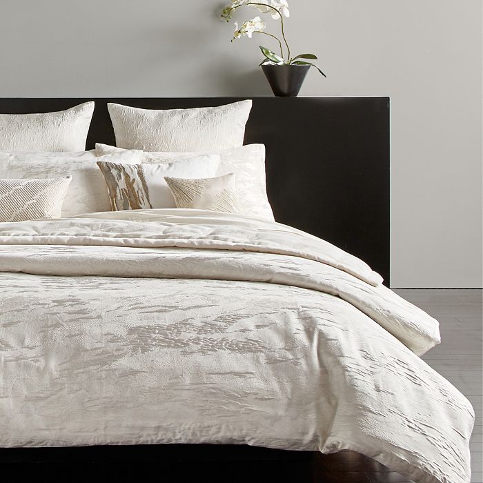 Shop Donna Karan Seduction Collection Standard/queen Pillow Sham In Ivory