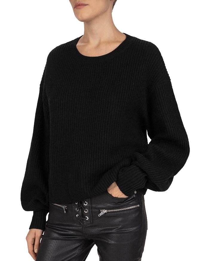 THE KOOPLES WOOL & CASHMERE BALLOON-SLEEVE SWEATER,FPUL19036S
