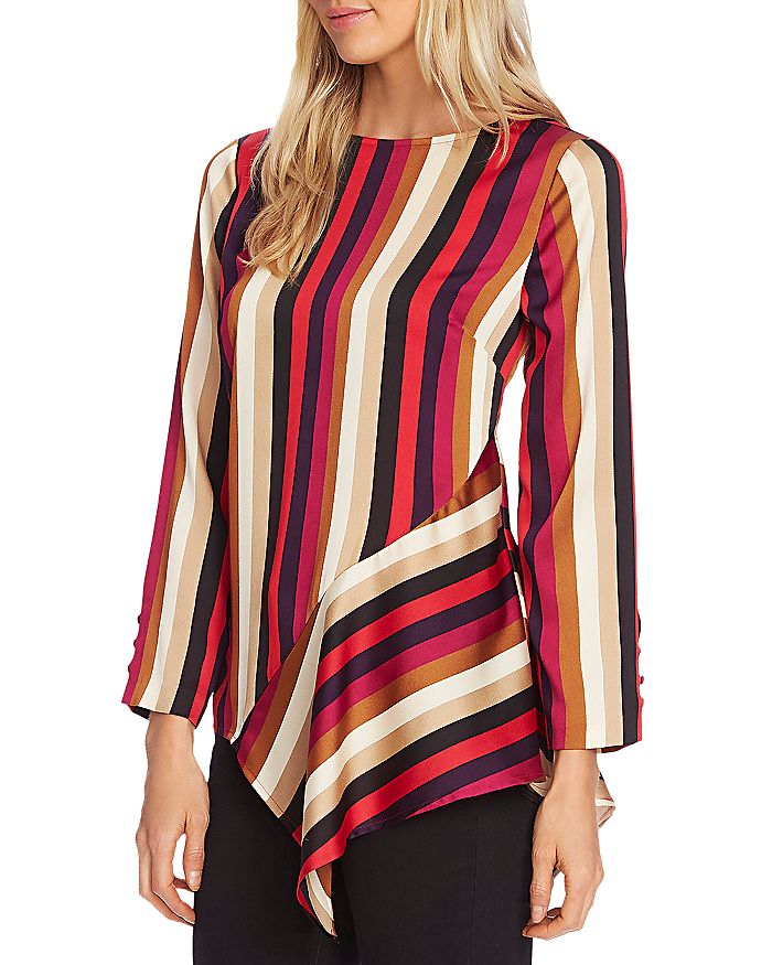 VINCE CAMUTO Petite Mayfair Asymmetric Hem Top Bloomingdale s
