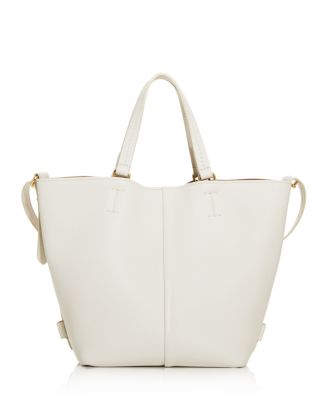Max Mara Plage Small Leather Tote | Bloomingdale's