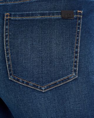 High Rise Slim Straight Jeans in Classic Medium Blue