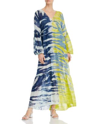 Young Fabulous & Broke Josette Tie-Dye Tiered Maxi Dress | Bloomingdale's