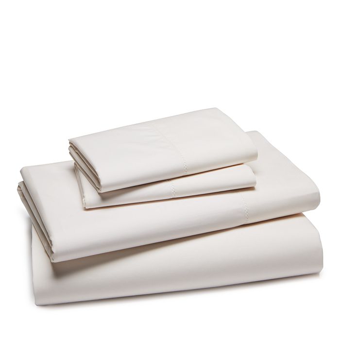 Hudson Park Collection Egyptian Percale Flat Sheet, Full - 100% Exclusive In Vanilla Sky