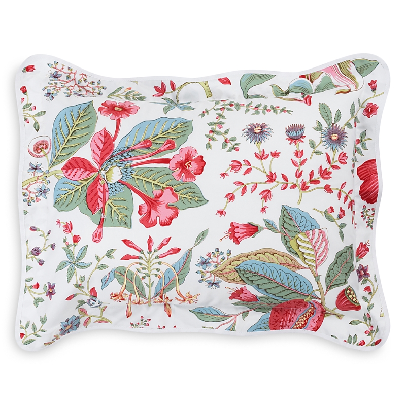 Matouk Schumacher Pomegranate Boudoir Sham In Pink Coral