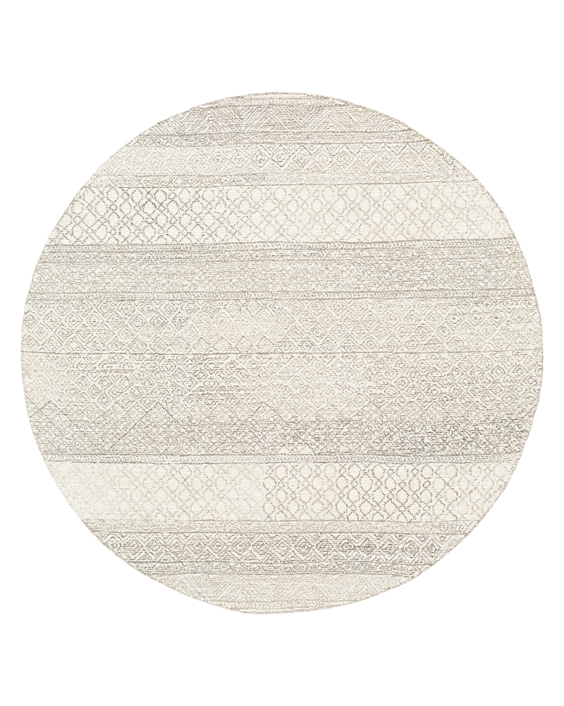 Shop Surya Maroc 146888 Round Area Rug, 6' Round In Camel/taupe/cream
