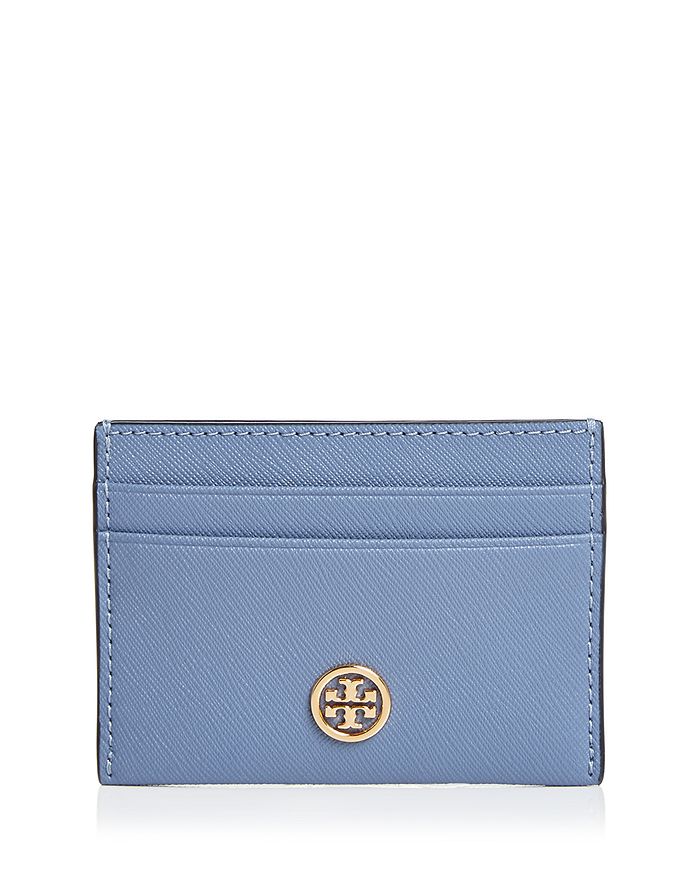 TORY BURCH ROBINSON LEATHER CARD CASE,54886