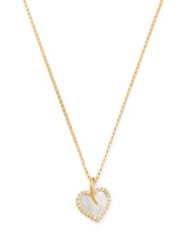 Roberto Coin - 18K Yellow Gold Mother-of-Pearl & Diamond Heart Pendant Necklace - 100% Exclusive 