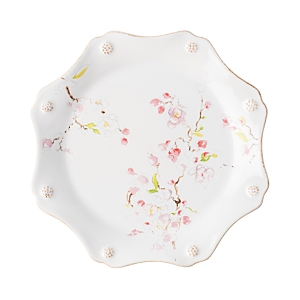Shop Juliska Berry & Thread Floral Sketch Camellia Dessert/salad Plate In Cherry Blossom