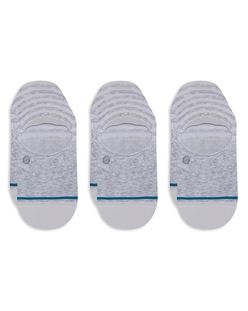 Stance Sensible 3-pack No-show Socks In Heather Gray
