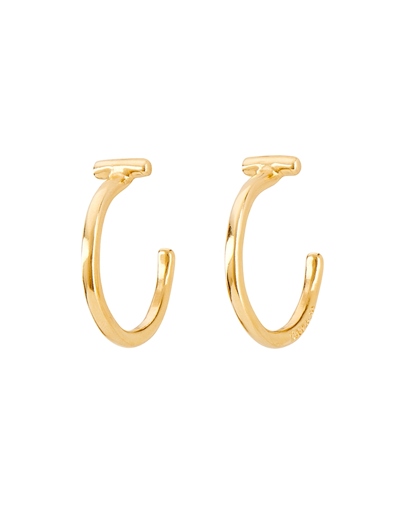 UNOde50 Polished Round Earrings