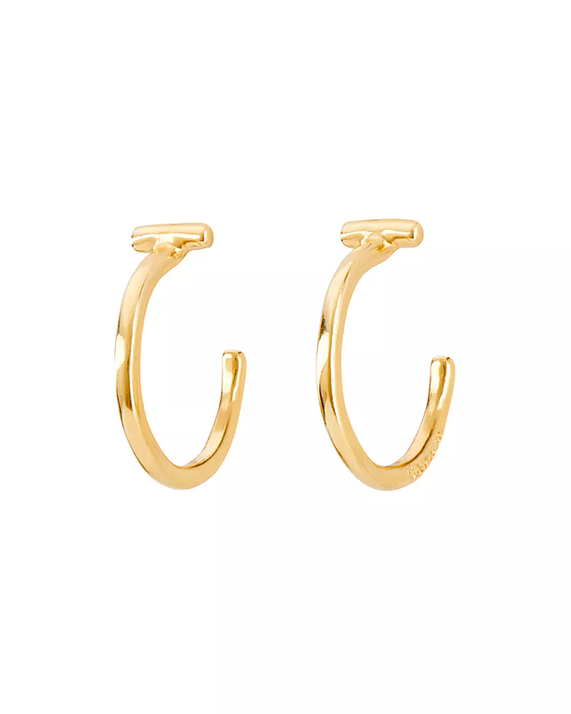 UNOde50 Polished Round Earrings