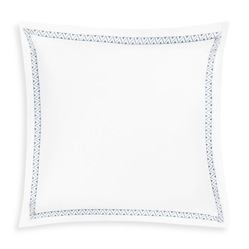 Matouk Schumacher Prado Euro Sham In Hazy Blue