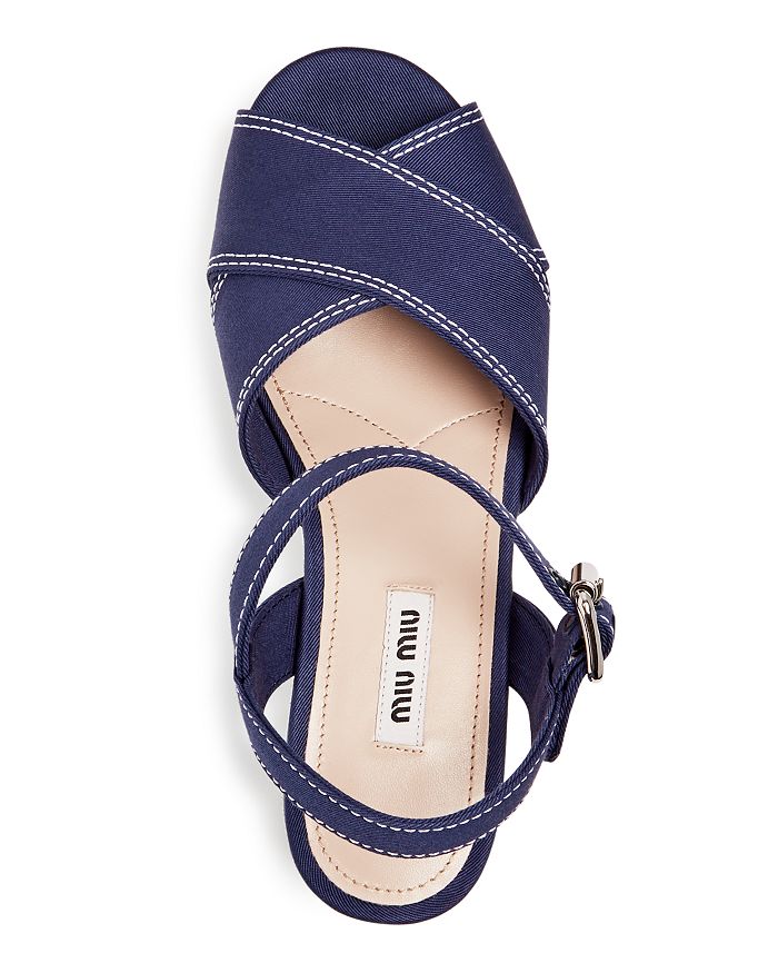 Miu Miu - Women's Calzature Donna Platform Wedge Sandals