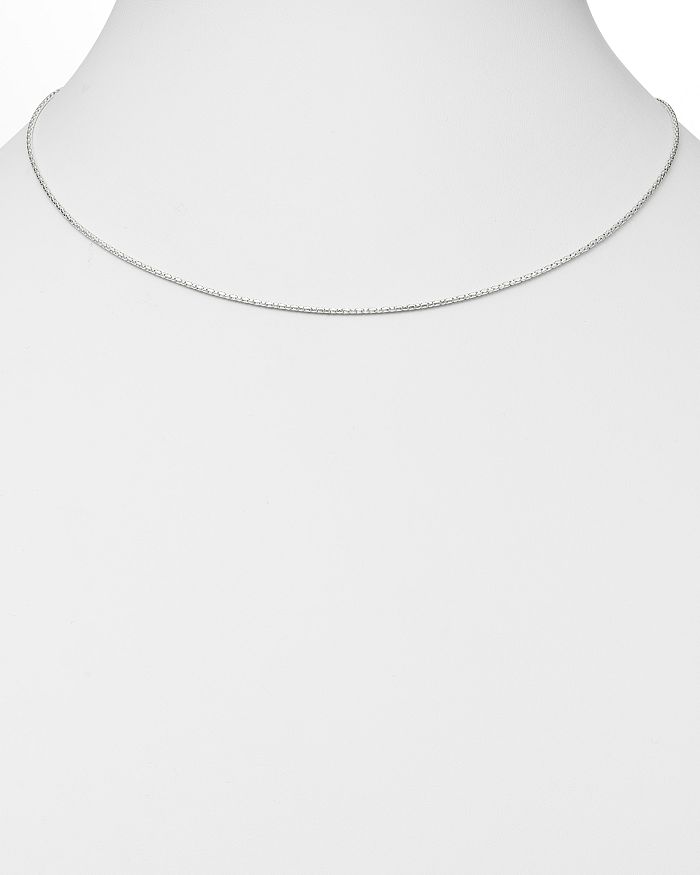 Shop Bloomingdale's Bird Cage Link Chain Necklace In 14k White Gold - 100% Exclusive