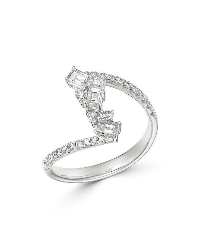 Bloomingdale's Diamond Scatter Statement Ring In 14k White Gold, 0.60 Ct. T.w. - 100% Exclusive