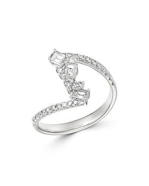 Diamond Scatter Statement Ring in 14K White Gold, 0.60 ct. t.w. - 100% Exclusive