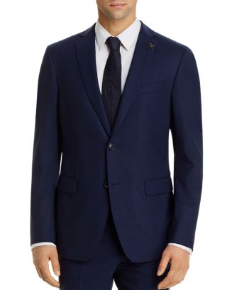 John Varvatos Star USA Bleecker Micro-Check Slim Fit Suit Jacket ...
