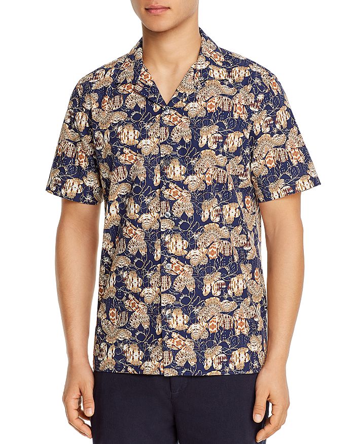 NN07 Miyagi Regular Fit Woven Shirt | Bloomingdale's