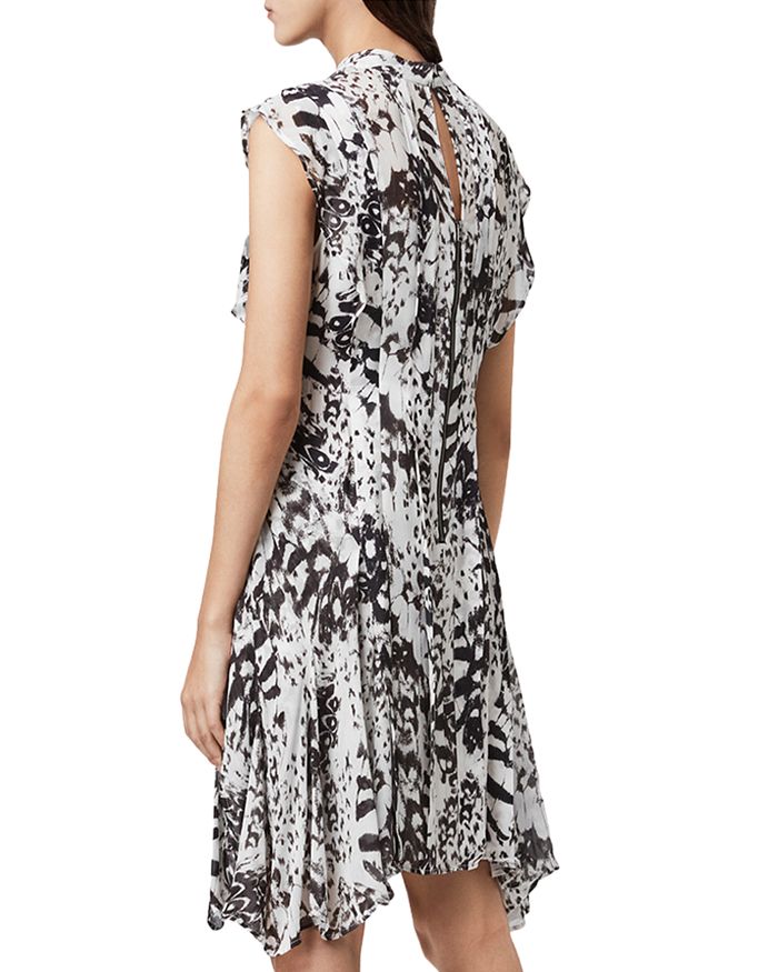 ALLSAINTS FLEUR WING PLEATED DRESS