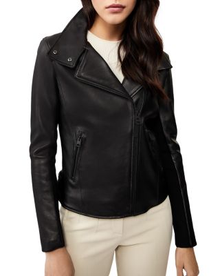 mackage leather moto jacket