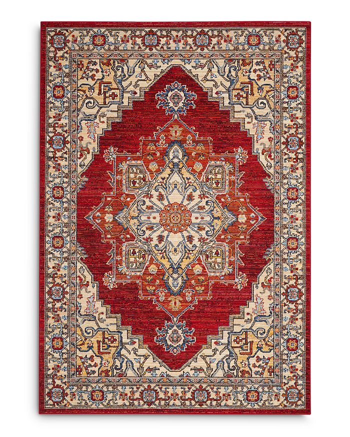 Nourison Majestic Mst05 Area Rug, 5'6 X 8' In Red