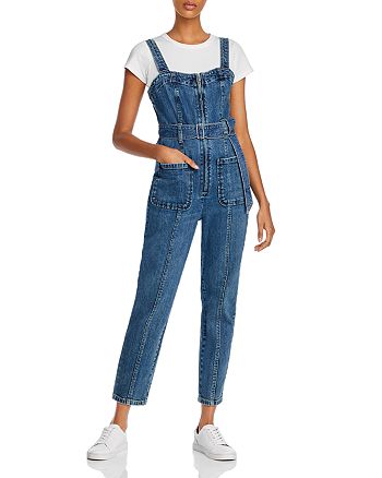 Rebecca Taylor Indigo Jean Jumpsuit In Celeste Wash Bloomingdale S