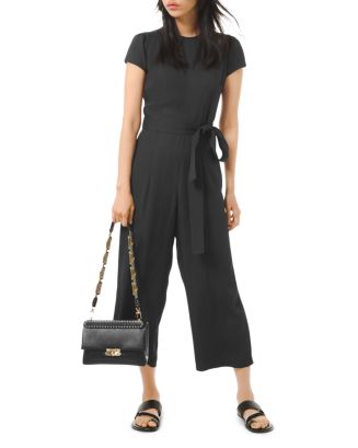 Michael Kors Women's Belted Jumpsuit Black Size Petite L main image 1