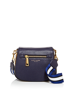 Marc Jacobs Small Nomad Leather Crossbody In Navy