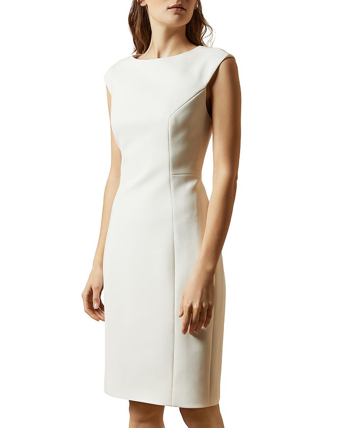 TED BAKER PELAGAI BOATNECK SHEATH DRESS,160545-PELAGAI-WMF