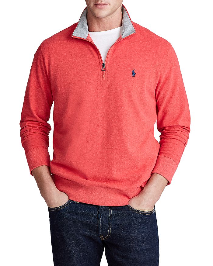 Polo Ralph Lauren Mesh Half-Zip Sweatshirt | Bloomingdale's