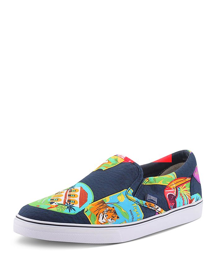 Vilebrequin Eco-friendly Indian Summer Slip-on Sneakers In Blue Ombre