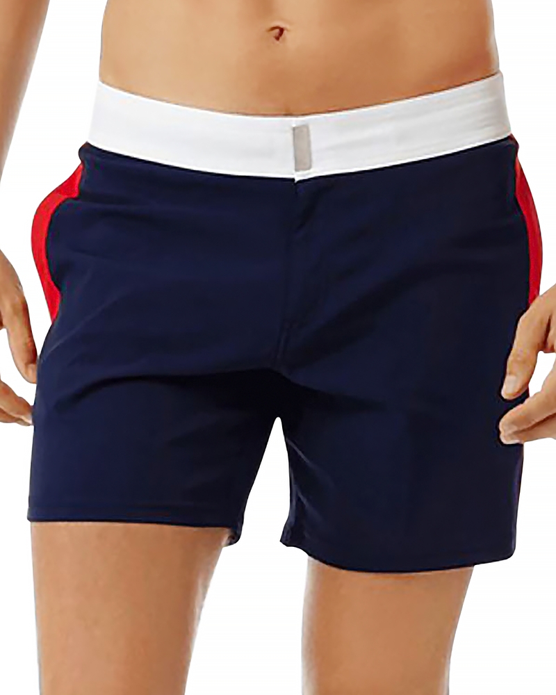 Vilebrequin Merle Color Block 6 Swim Trunks