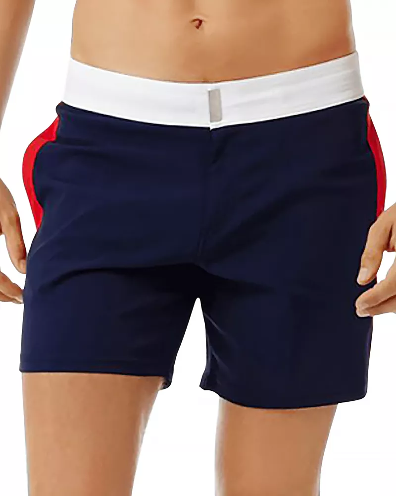 Vilebrequin Merle Color Block 6 Swim Trunks