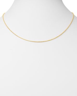 Crossover Link Chain Necklace in 14K Yellow Gold, 18" 