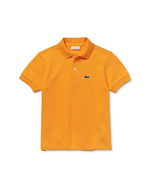 Lacoste Boys' Classic Pique Polo Shirt - Little Kid, Big Kid In Orange
