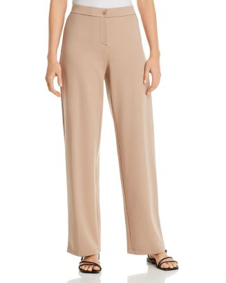 EILEEN FISHER Womens Brown Straight leg Pants main image 0