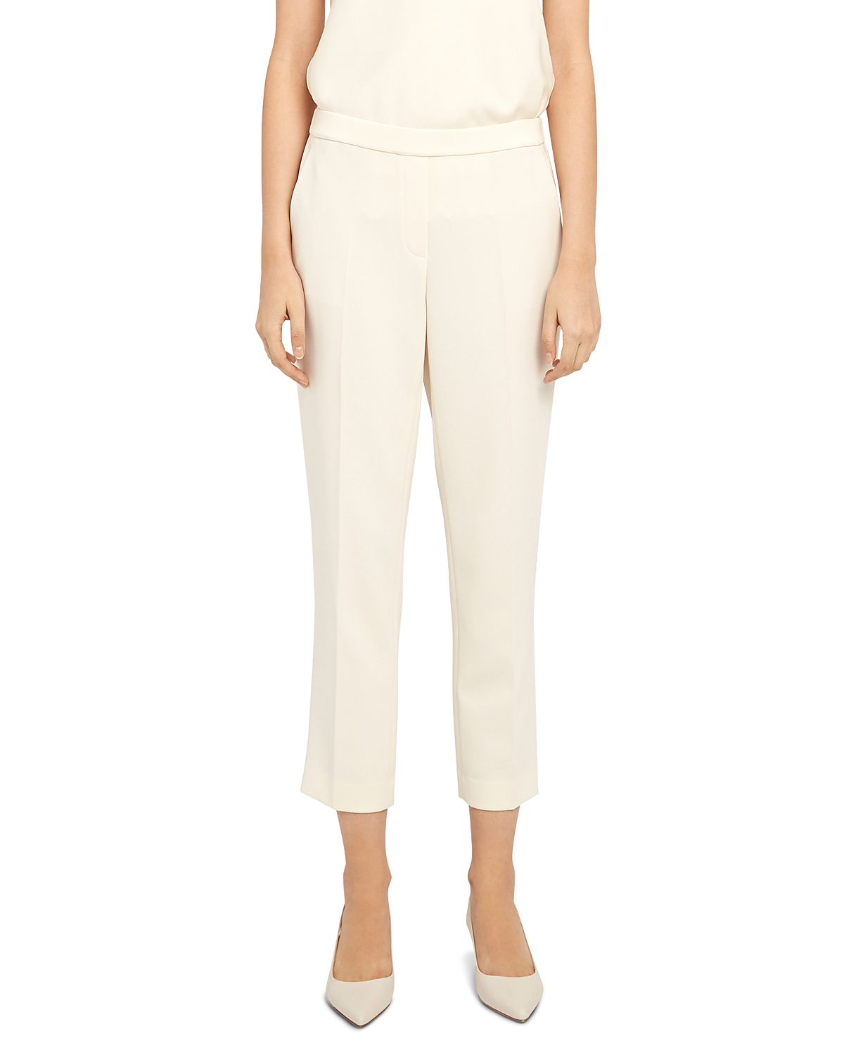 Theory Admiral Crepe Treeca Pull-On Pant