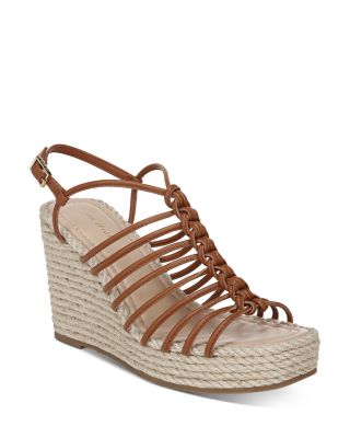 daffodil espadrille wedge sandal