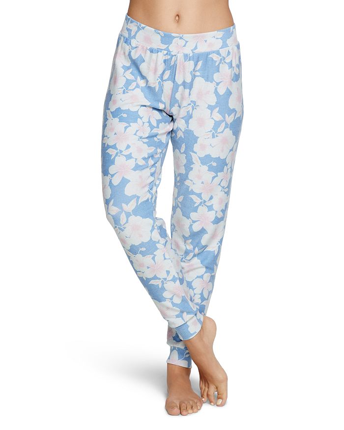 CHASER FLORAL PRINT JOGGER PANTS,CW8044-CHA5046-HFL