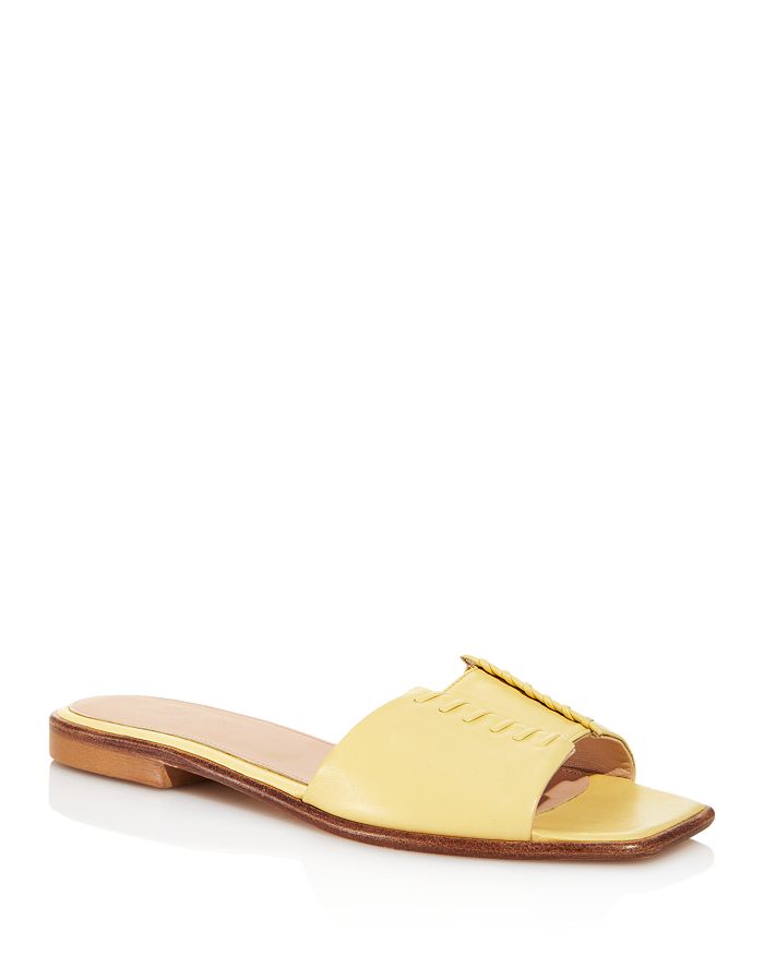 Elleme Women's Slip On Sandals In Lemon Yellow