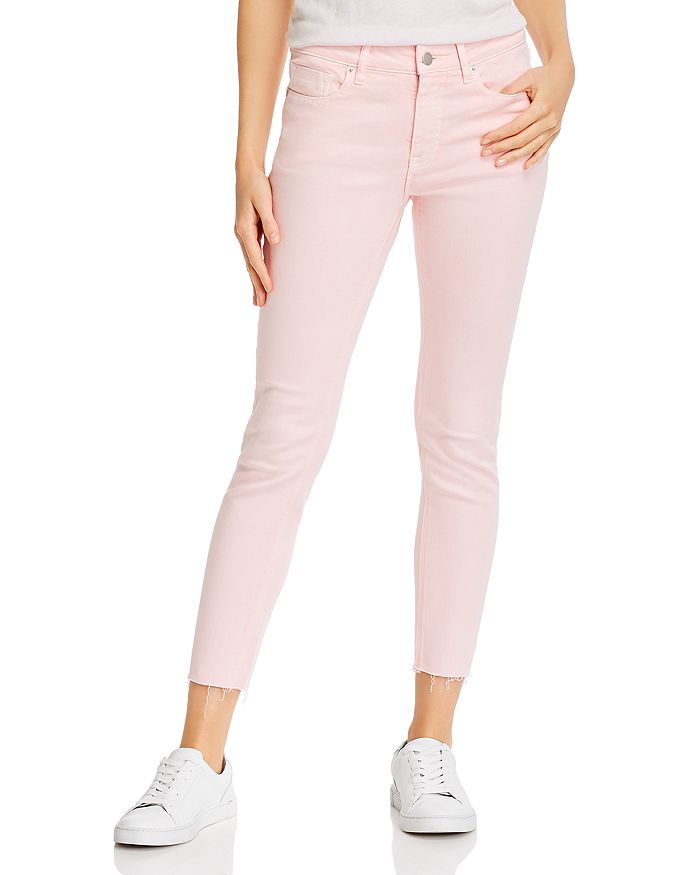 Aqua Cropped Skinny Jeans In Light Pink 100 Exclusive