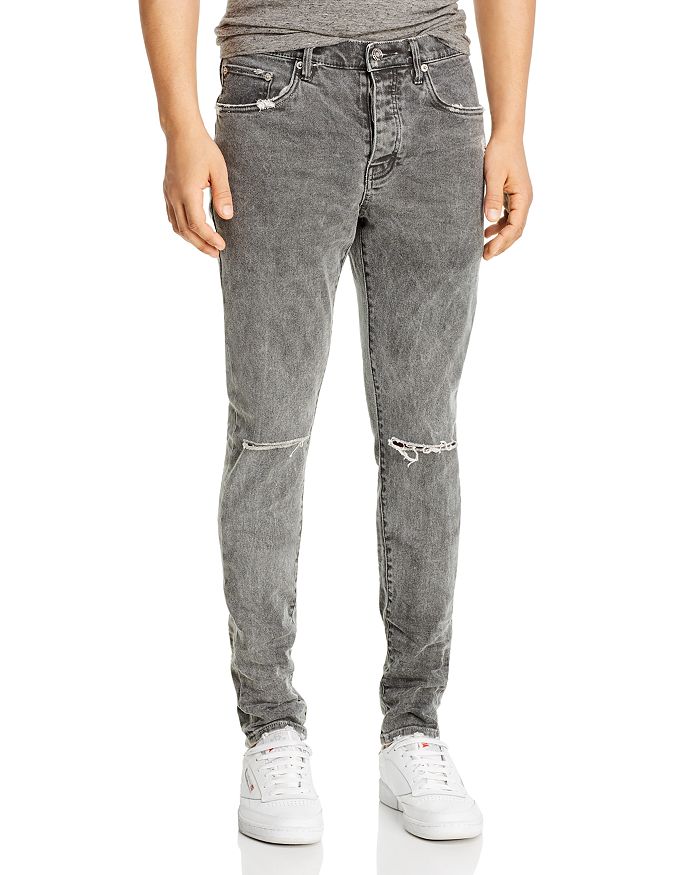 Purple Brand Slim Fit Jeans w/ Tags - Grey, 11.25 Rise Jeans, Clothing -  WPBUR21174