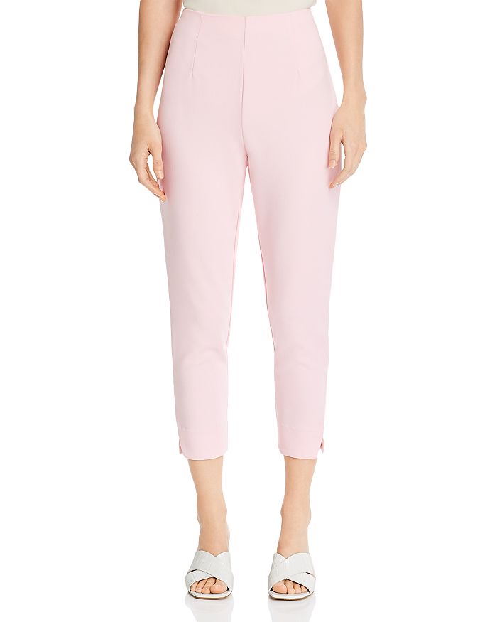 Cupcakes And Cashmere Veletta High-waist Suit Pants In Strawberry Cream