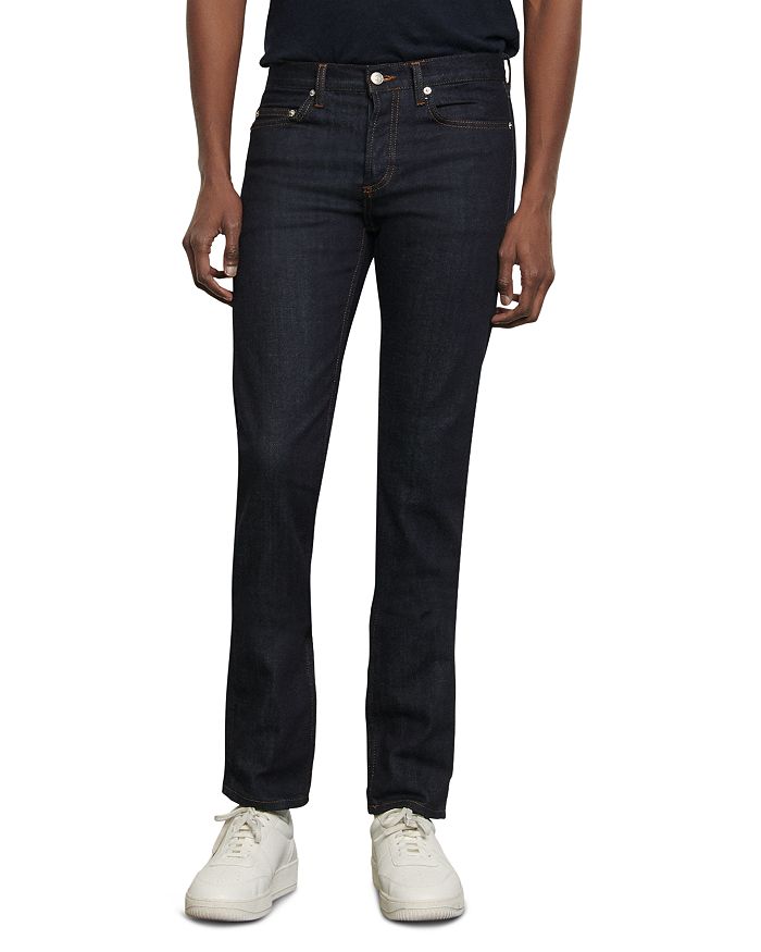 Sandro Slim Fit Jeans in Raw Denim | Bloomingdale's