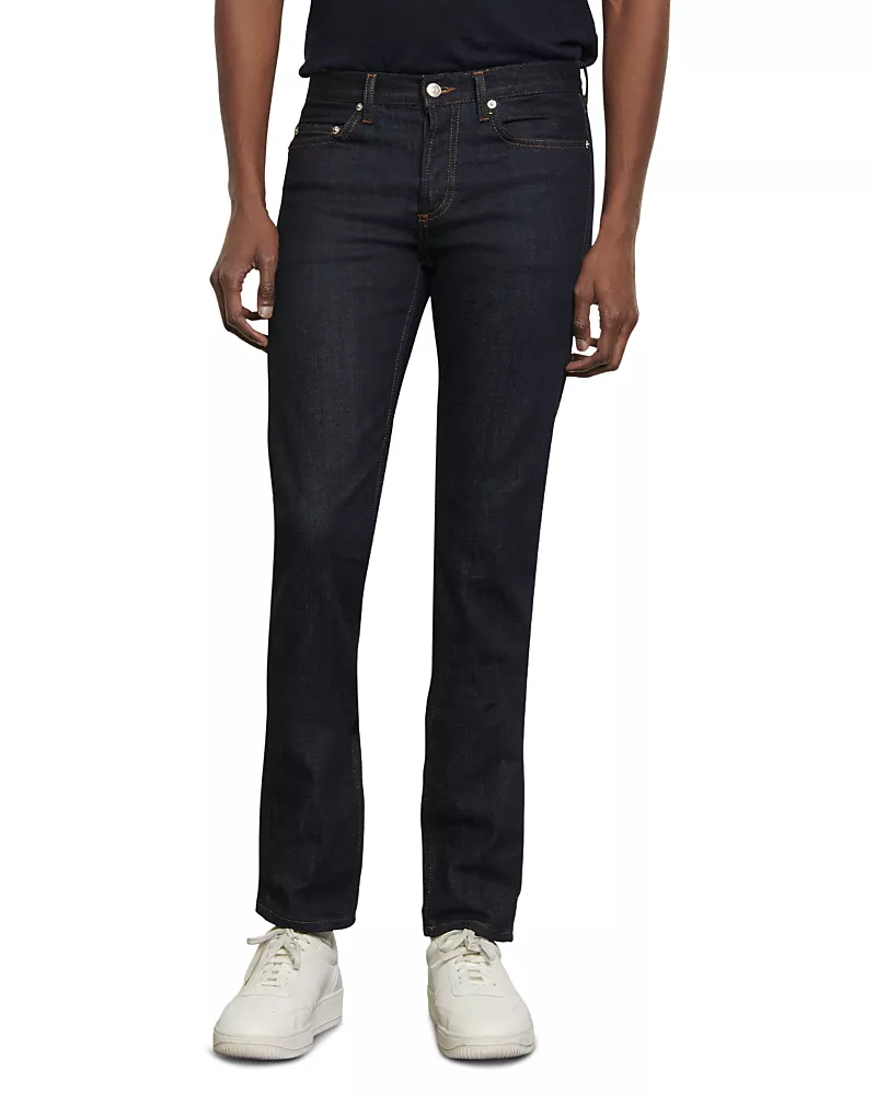 Sandro Slim Fit Jeans in Raw Denim