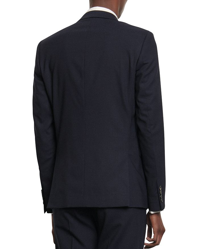 Shop Sandro Travel Slim Fit Suit Jacket In Navy Blue