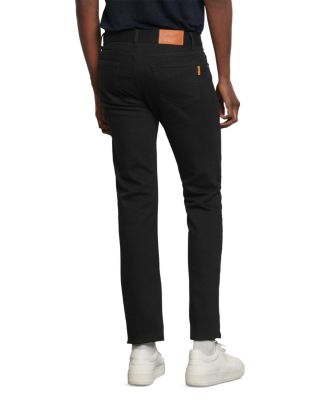 Slim Fit Jeans in Dark Black