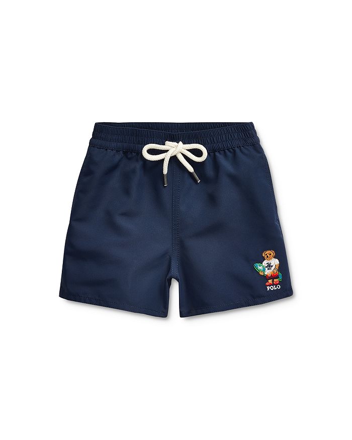 Ralph Lauren Boys Solid Bear Swim Trunks Baby Bloomingdale s