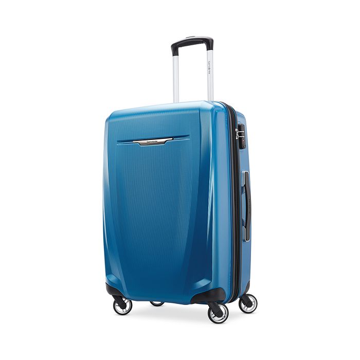 Samsonite Winfield 3 Dlx 25 Spinner Suitcase In Blue/navy